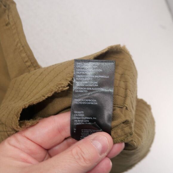 NEW Anthropologie Pilcro Flutter-Sleeve Buttondown Tunic Dress Women's XXS - Picture 9 of 10